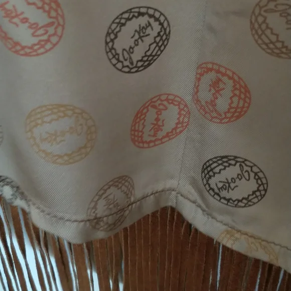 🤠Vintage Western brown suede leather fringe jacket!! Authentic and beautiful! - Picture 8 of 9